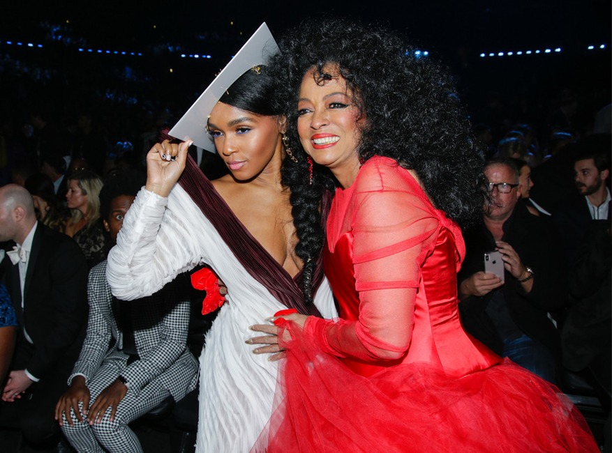 Janelle Monae, Diana Ross, 2019 Grammys, Grammy Awards, Candid Moments